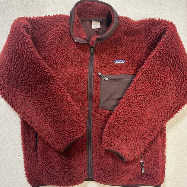 (M) 파타고니아 빈티지 딥파일 버건디