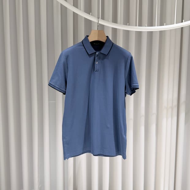 (A+/L) / 로로피아나 브렌트우드 폴로 폴로 카라 반팔 티셔츠
