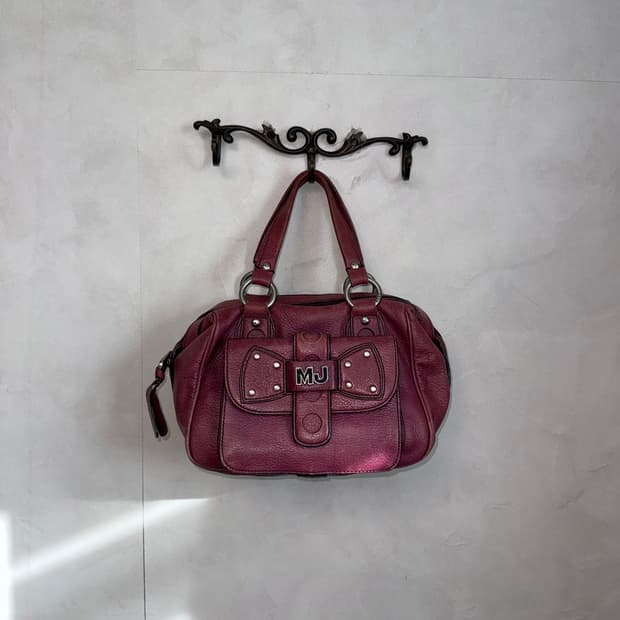 Marc Jacobs rose pink ribbon tote bag