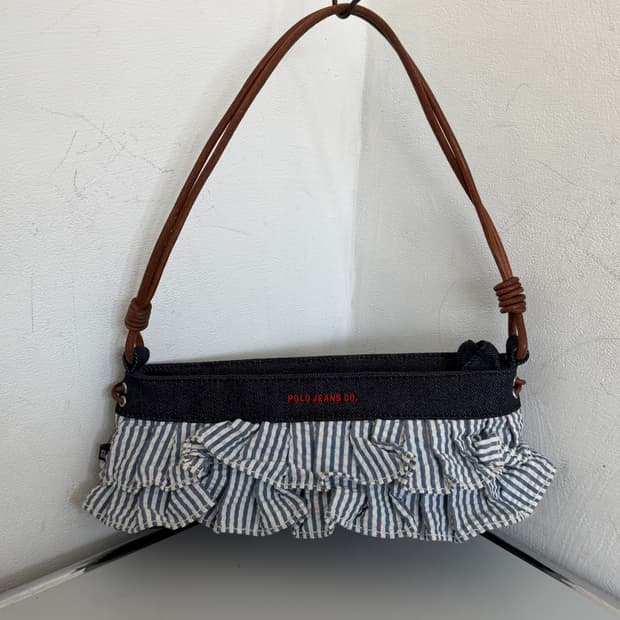 Rare) POLO Jeans mini skirt bag