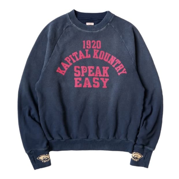 [3] 캐피탈 1920 SPEAK EASY 스웻셔츠  네이비