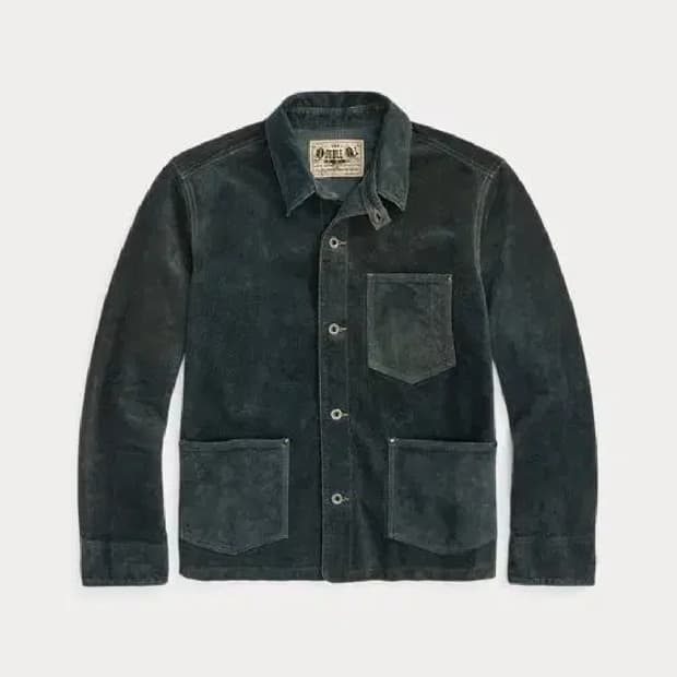 [25%할인] RRL 인디고 러프아웃 스웨이드 자켓 [새상품]