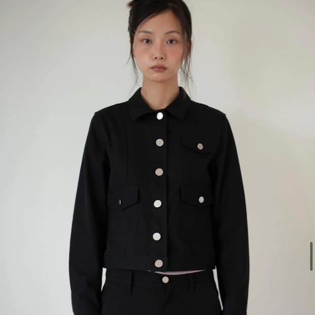 온스카 클래식 코튼 자켓