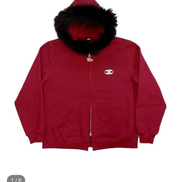 모자이크소사이어티 퍼 후드 집업