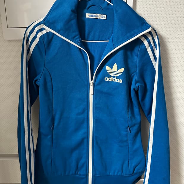 아디다스 삼선 파이어버드 트랙탑 블루 85