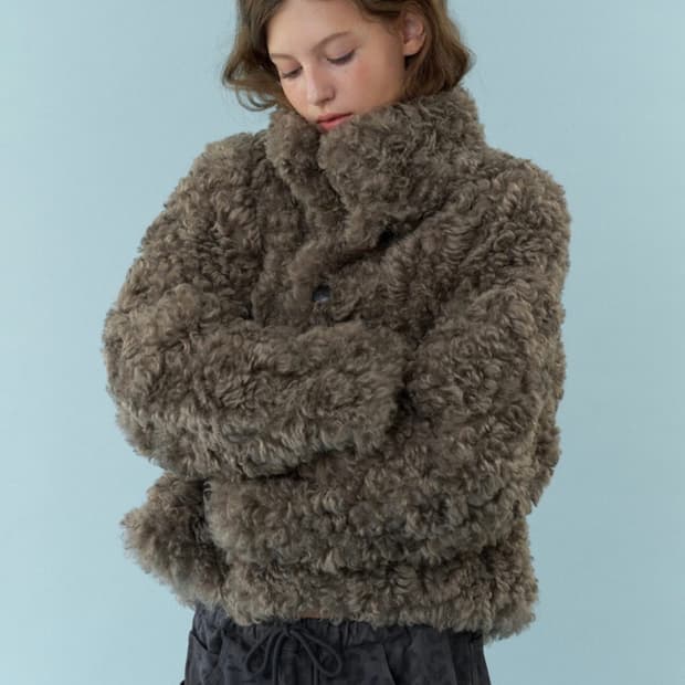 헤더먼트 이자벨 퍼자켓 브라운