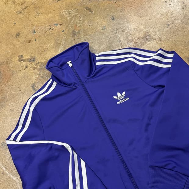 [정품/90] 아디다스 삼선 트랙탑 퍼플 져지 b18