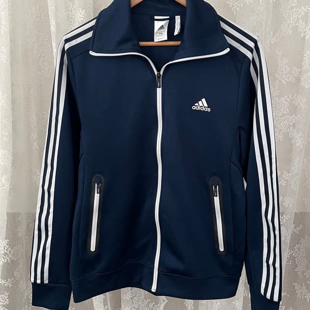110)아디다스 니트 AK 3S 져지 네이비 트랙탑