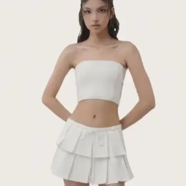 클리시어 휘핑크림 스커트 Kleesier 페인오어플레져 플리즈노팔로우