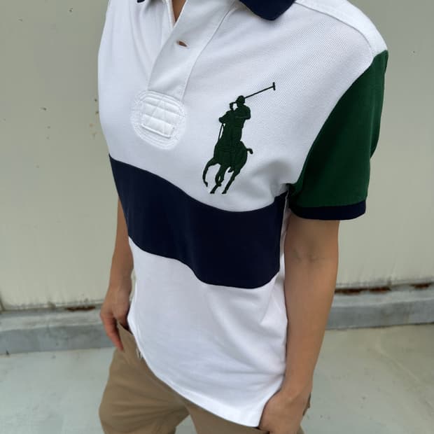 Polo Ralph Lauren 폴로 빅포니 컬러블록 pk 반팔 티셔츠