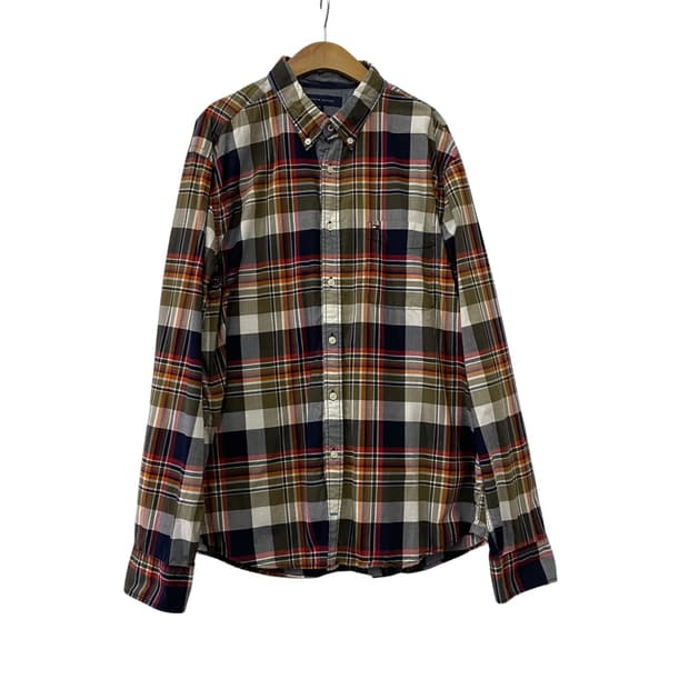 타미 체크 긴팔셔츠(XL)
