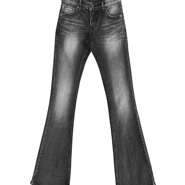 보헤미안서울 부츠컷 데님 그레이 L