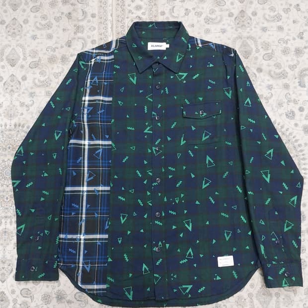 XLARGE 플란넬 패턴 체크 셔츠 L