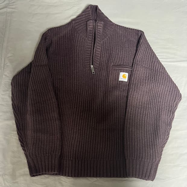 칼하트윕 하프집 팔리샌더 m사이즈 판매합니다