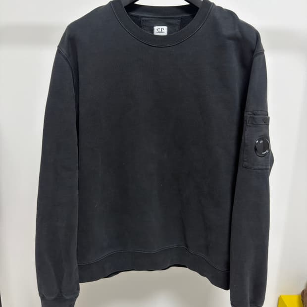 [XXL] CP컴퍼니 가먼트 브러쉬드 워싱 맨투맨