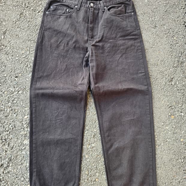 리바이스 578 흑청 배기 벌룬진 34/32