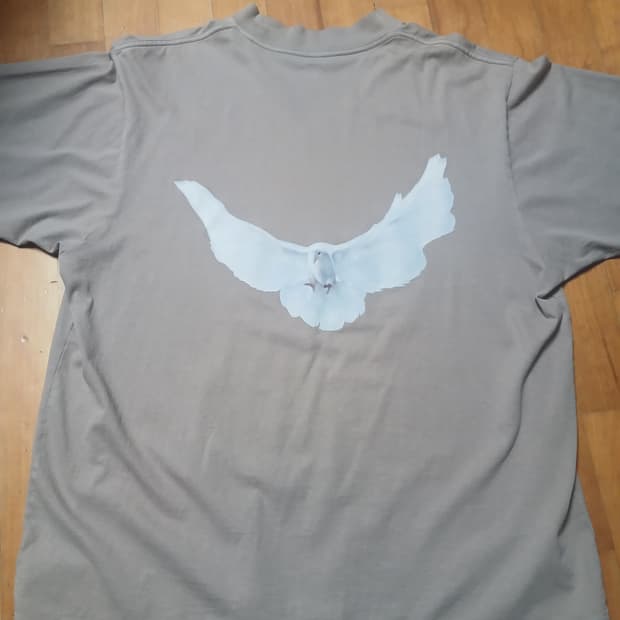 이지 갭 발렌시아가 도브 롱슬리브 베이지