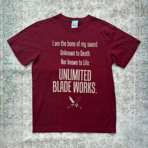 Fate Anime Quote Graphic T-Shirt