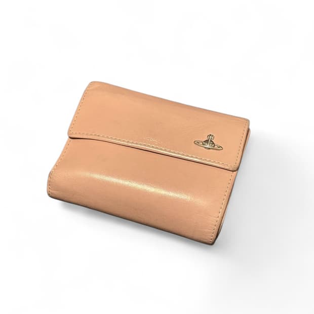 비비안 웨스트우드 핑크 접이식 지갑