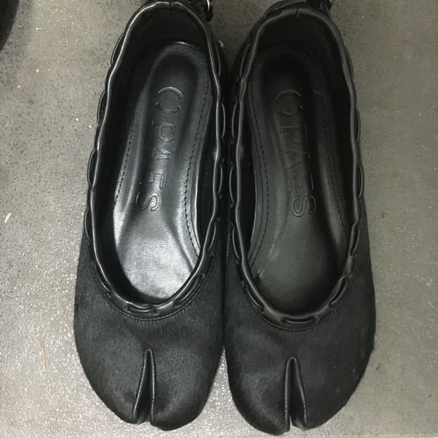 paes 페이즈 calf hair 플랫슈즈