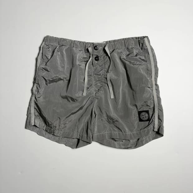 스톤 아일랜드 나일론 메탈 스윔 팬츠 반바지 R1824