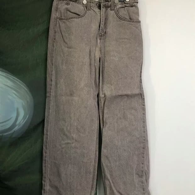 브라운 데님 팬츠