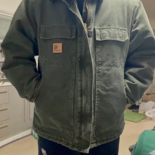 칼하트 C26 L mos 모스그린 샌드스톤 A148 후드 세트