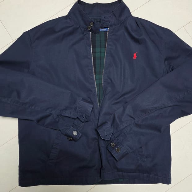 폴로 랄프로렌 네이비 블루종 자켓 바라쿠다 XL 베이포트 바이스윙 해린텈