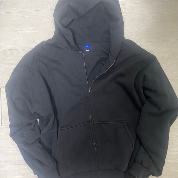 yeezy gap 검정 후드집업