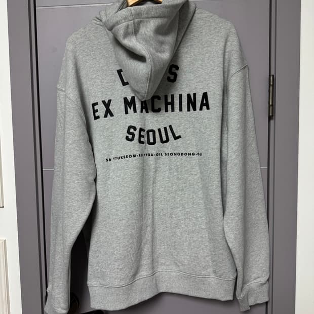 데우스 엑스 마키나 서울 후드 집업 XL 그레이