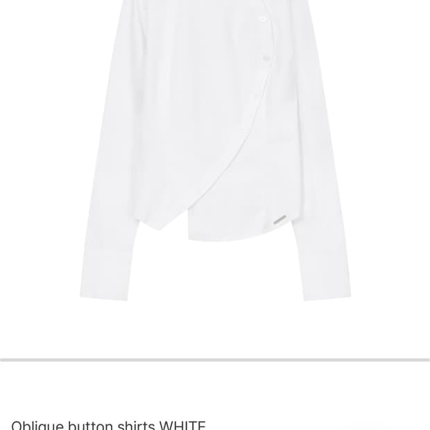 Miseki Seoul 오블리크 셔츠