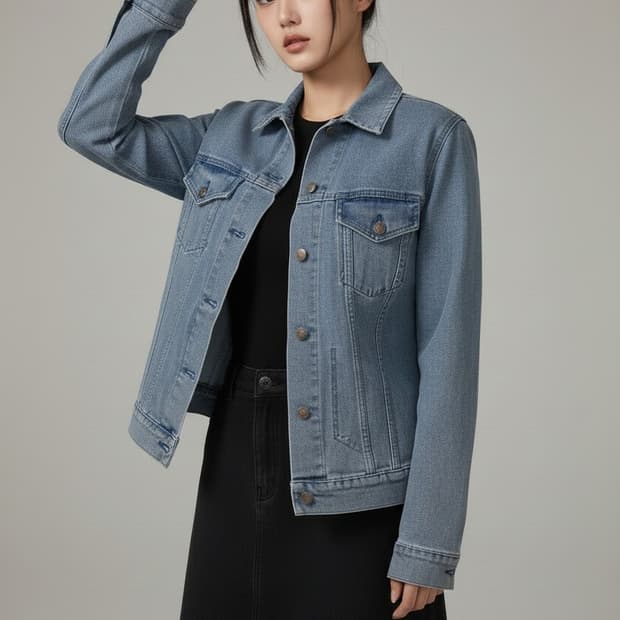 아크네 스튜디오 연청 데님 청자켓 50