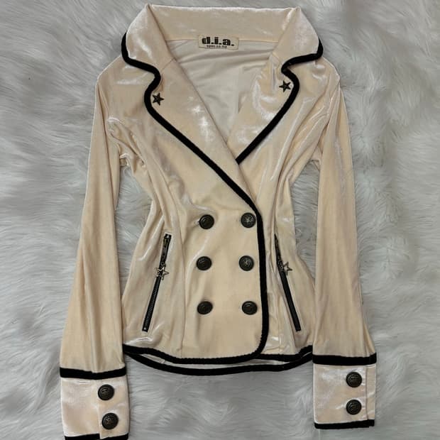 d.i.a velvet jacket 다이아 벨벳 자켓