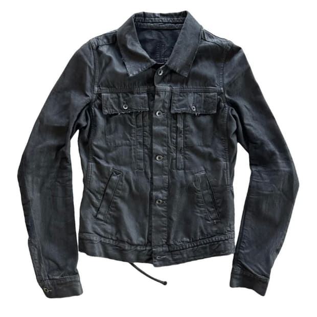 구매) 릭오웬스 다크쉐도우 왁스 데님 자켓 구해요