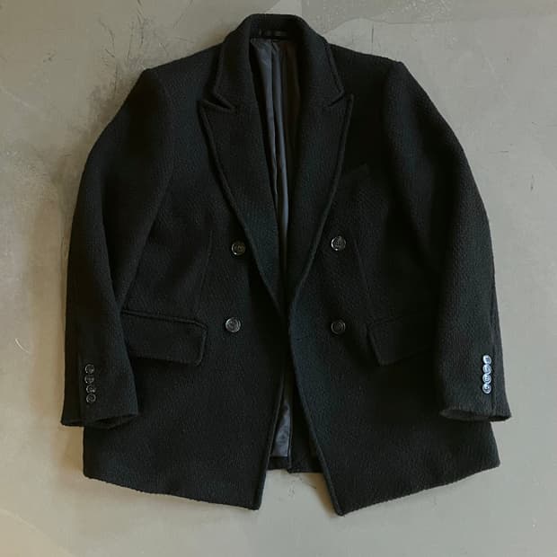 H&M hm 한정 컬렉션 트위드 더블 자켓 M