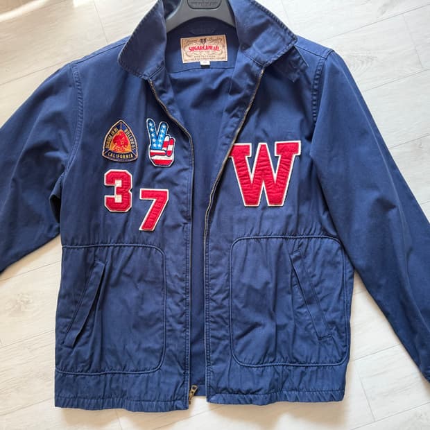 Sugar Cane 네이비 자켓