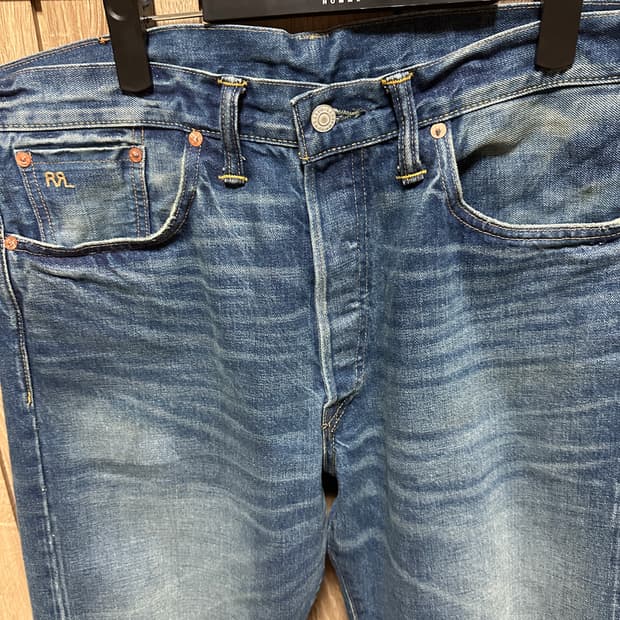 RRL 더블알엘 빈티지파이브포켓 그랜드폴스 34X32 판매합니다