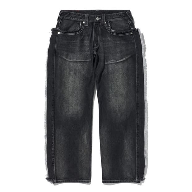 트루릴리젼 디펜더 블랙 데님 팬츠 청바지 L