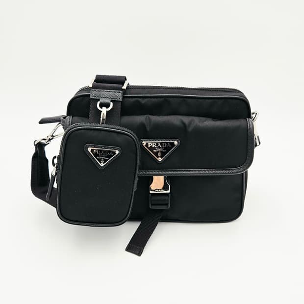 프라다 리나일론 멀티 포켓 크로스백