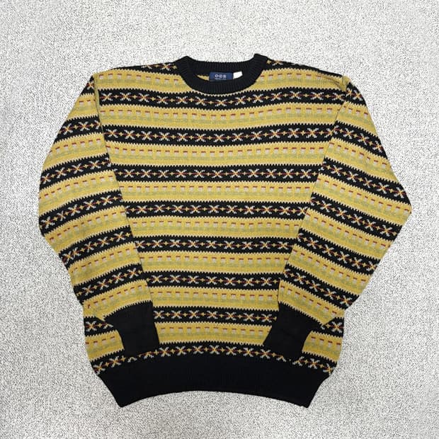 올드 잉글랜드 베이직 O.E.B 페어아일 니트