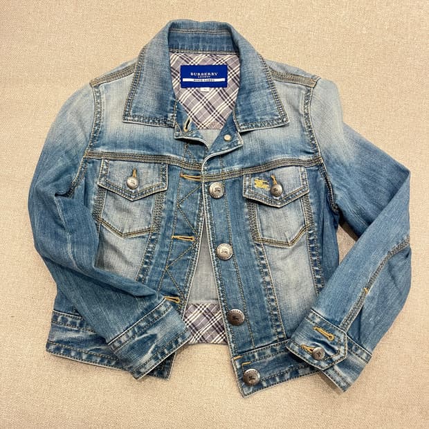 버버리 burberry 청자켓 / 36사이즈