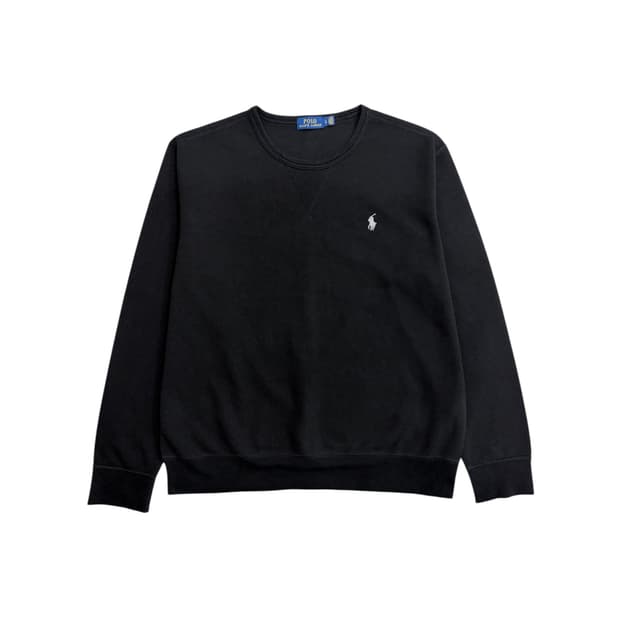 폴로 랄프로렌 블랙 맨투맨 L