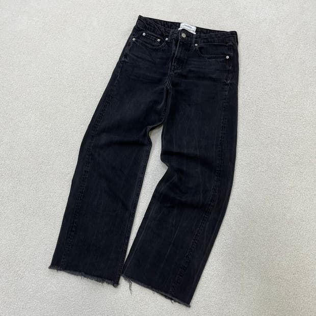 36 자라 여성 와이드 데님 0406M