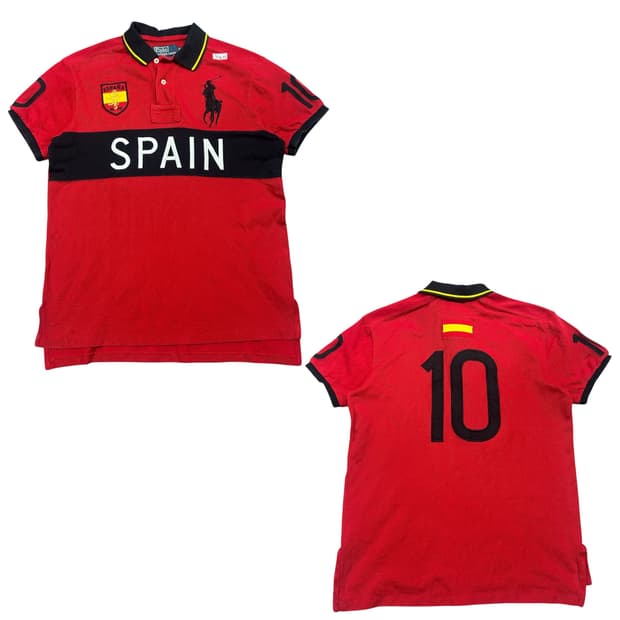 ✨ (희귀매물) 폴로 랄프로렌 빅포니 스페인 치프키프 카라 반팔티  