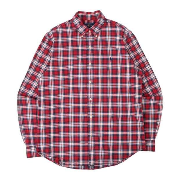 폴로 랄프로렌 옥스포드 플레드 체크 셔츠