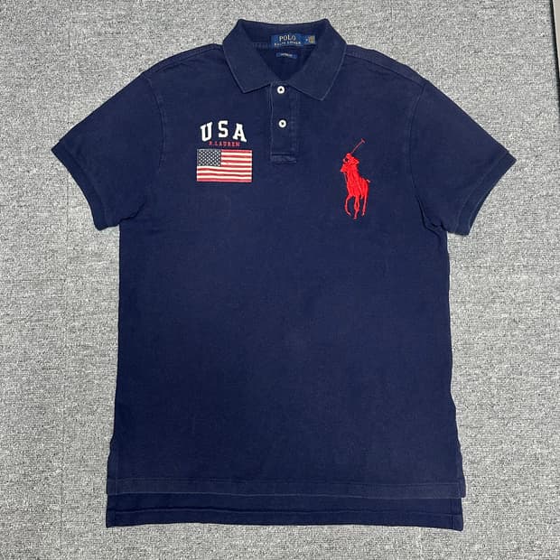 폴로 빅포니 usa 카라티 네이비