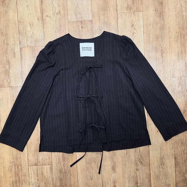 마론에디션(MARRON EDITION) 리본타이 블라우스 프리사이즈
