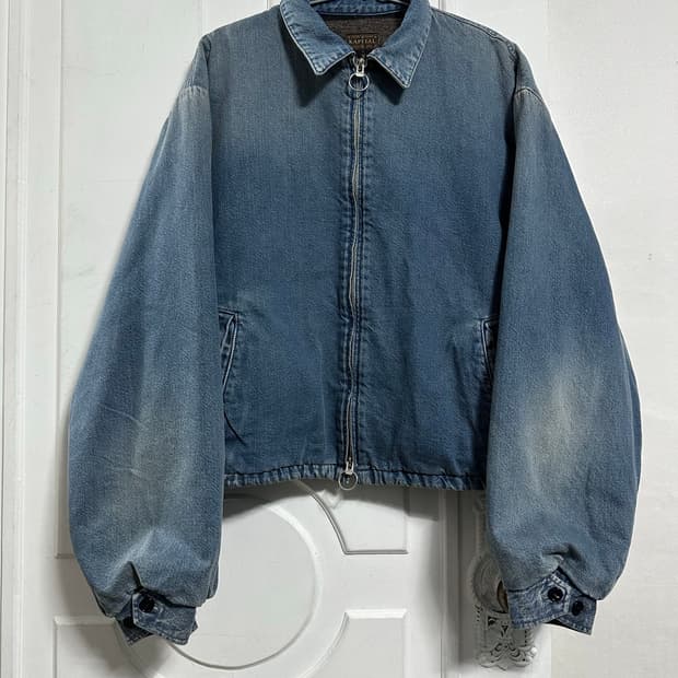 캐피탈 11.5oz 데님 라이닝 마리아 드리즐러 자켓