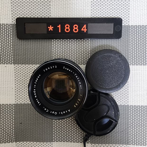 M42 마운트 슈퍼타쿠마 55mm 1대 2단렌즈