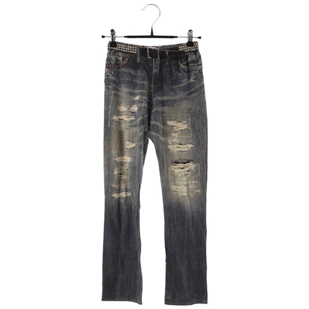 히스테릭글래머 코튼 팬츠 일본빈티지 y2k 고스펑크 씬키드 비주얼계 갸루